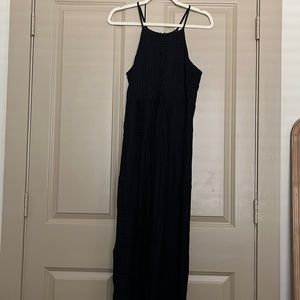 SOLD - Black lace maxi dress
